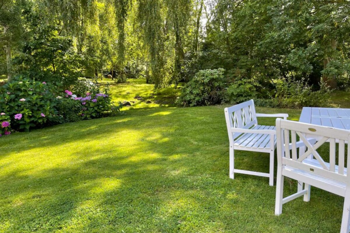 Garten mit Sitzecke