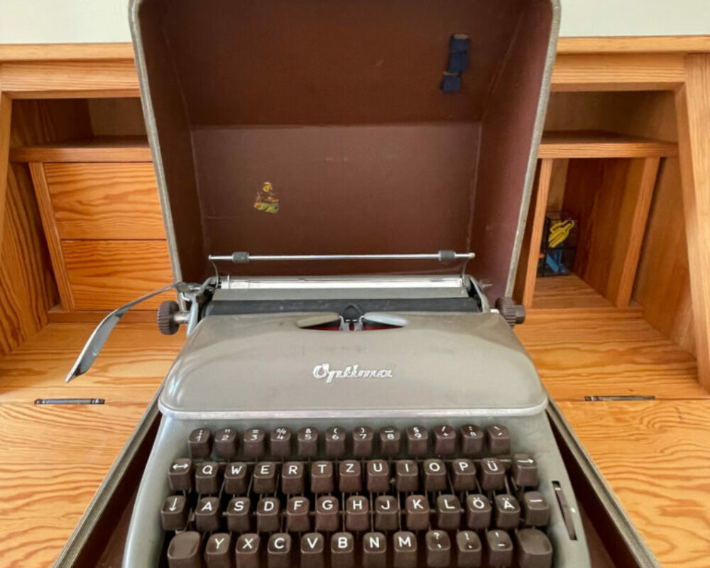 Große Ferienwohnung – Schreibmaschine